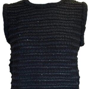Maria Pavan Sleeveless Textured Vest